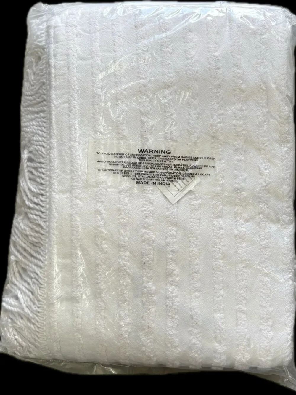 LATTICE CHENILLE BEDSPREAD